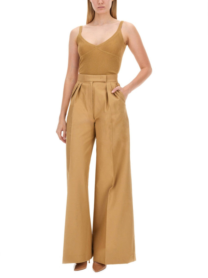Beige V Neck Top 3