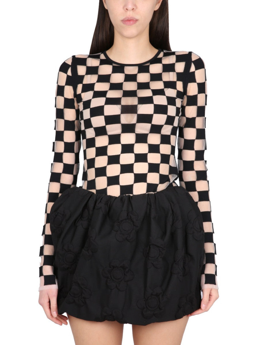 Black Crew Neck Top 1