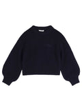 Girls Navy Blue Knitted Sweater 1