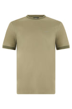 Khaki Crew Neck T-Shirt 1