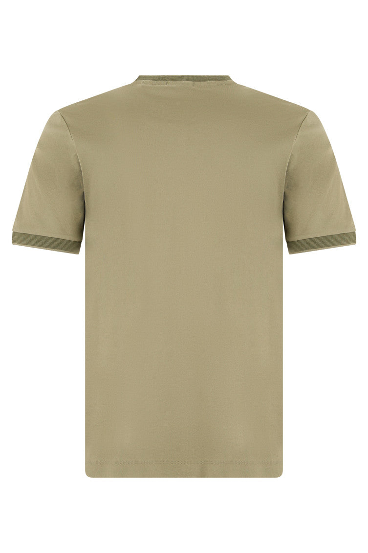 Khaki Crew Neck T-Shirt 2