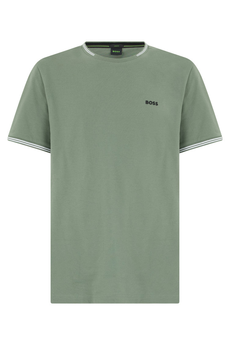 Green Crew Neck T-Shirt 1