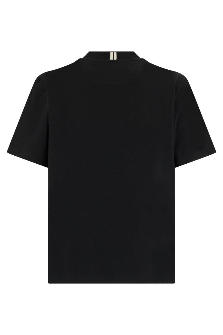 Black Crew Neck T-Shirt 2