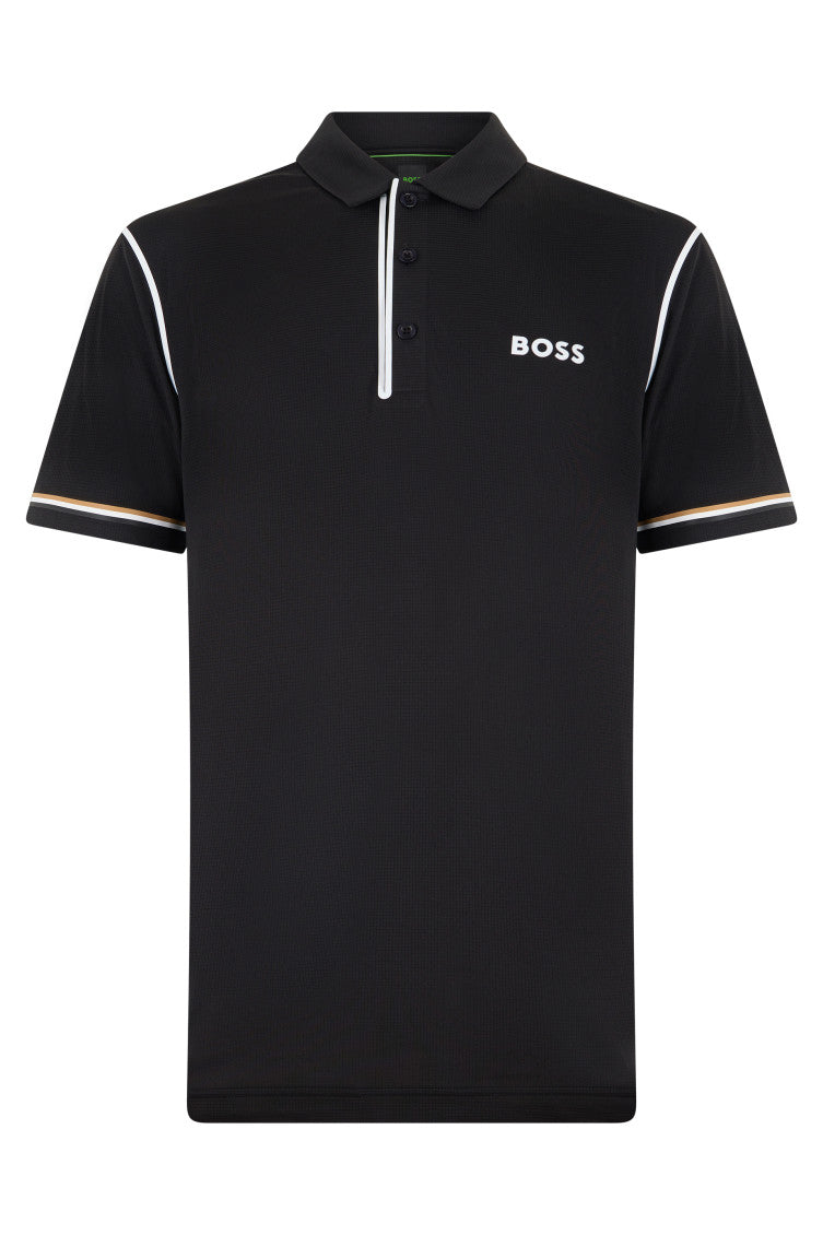 Black Shirt Collar Polo 1