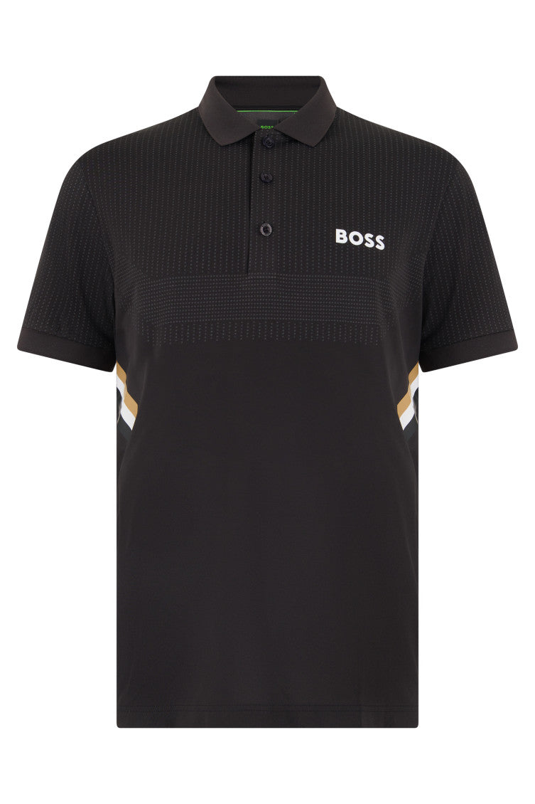 Black Shirt Collar Polo 1