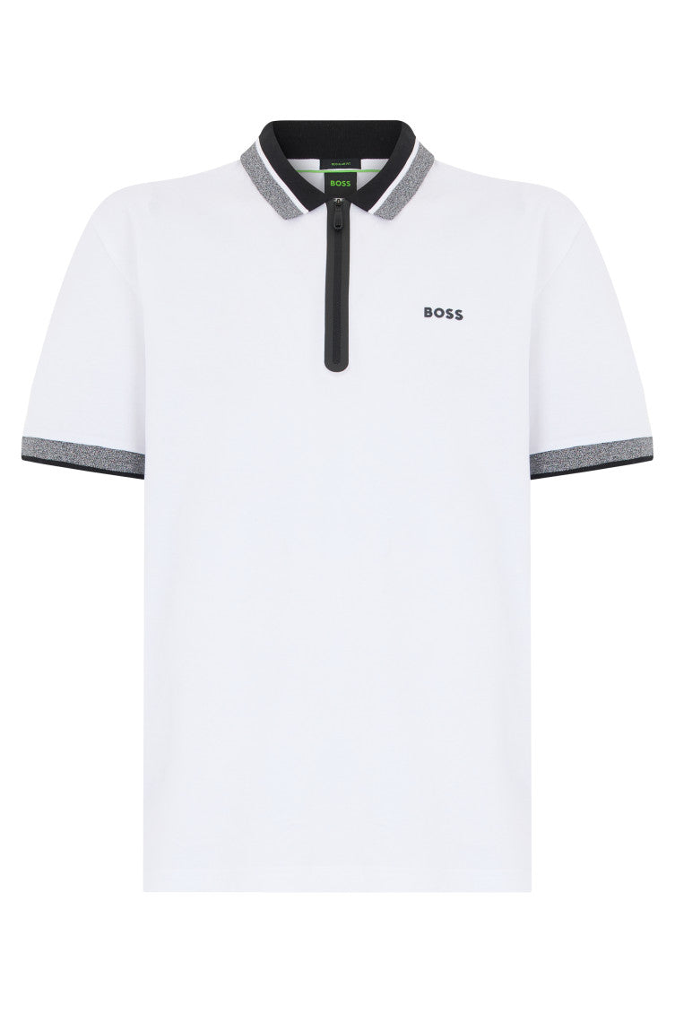 White Regular Logo Polo 1