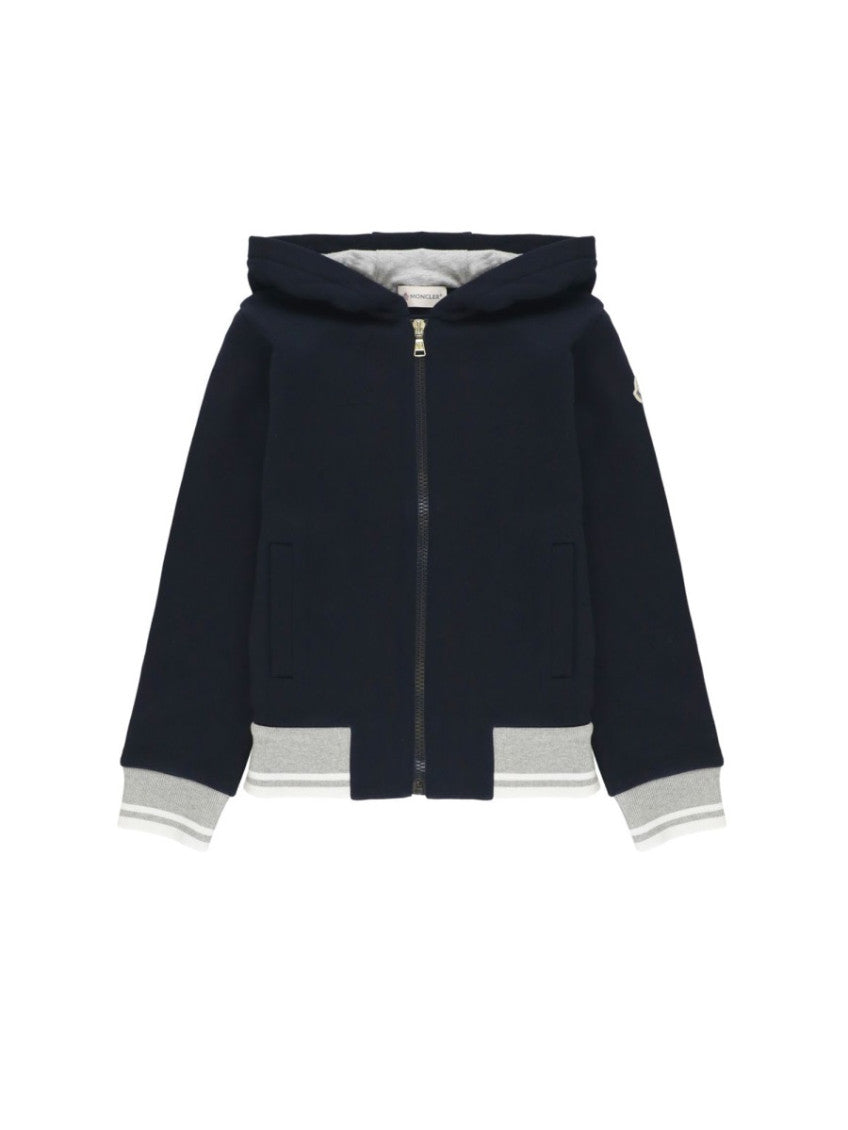 Boys Blue Logo Hoodie 1