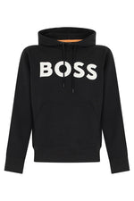 Black Logo Regular Hoodie 1