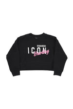 Kids Black Logo Sweatshirt 1