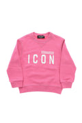 Kids Pink Logo Sweatshirt 1