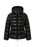 Black Solid Hood Jacket 1