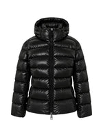 Black Solid Hood Jacket 1