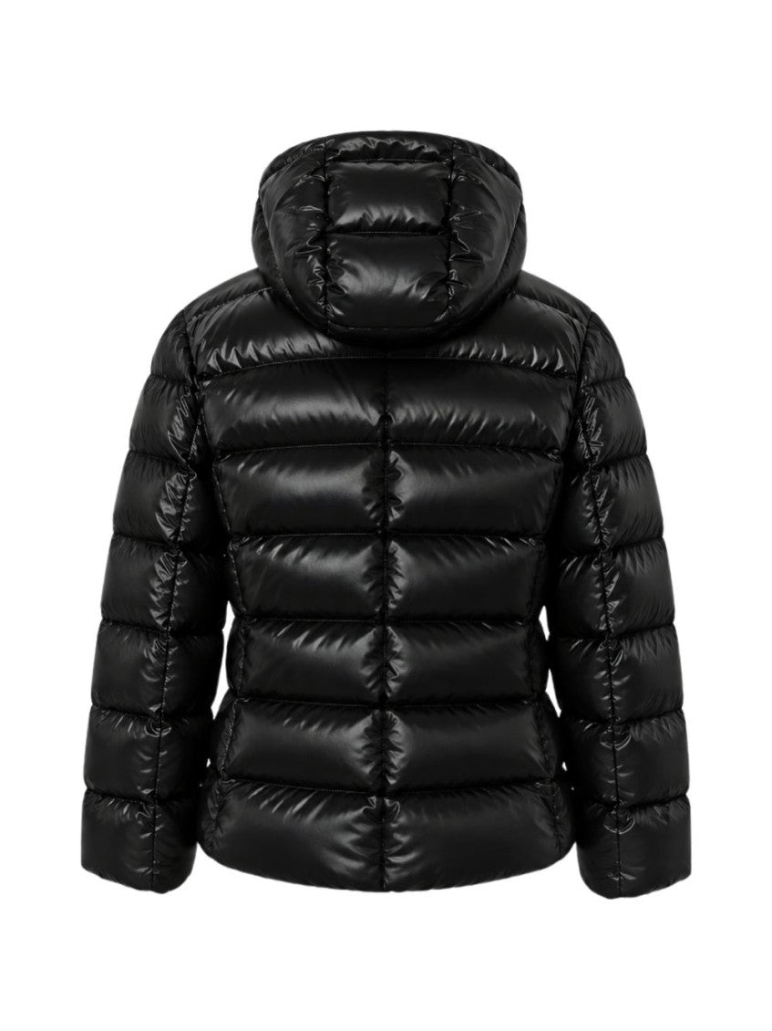 Black Solid Hood Jacket 2