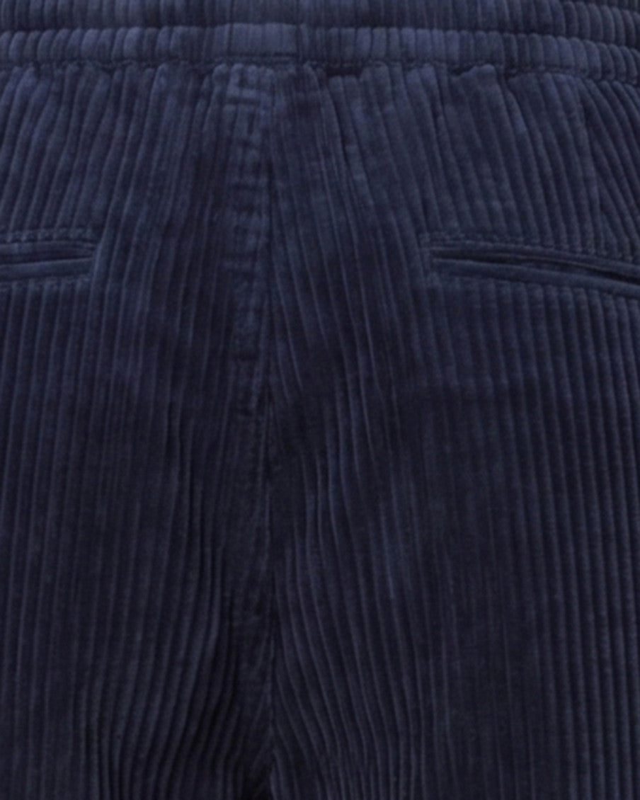 Dark Navy Corduroy Trousers 3