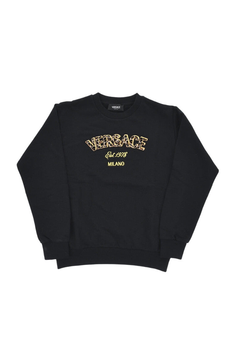 Kids Black Logo Sweatshirt 1