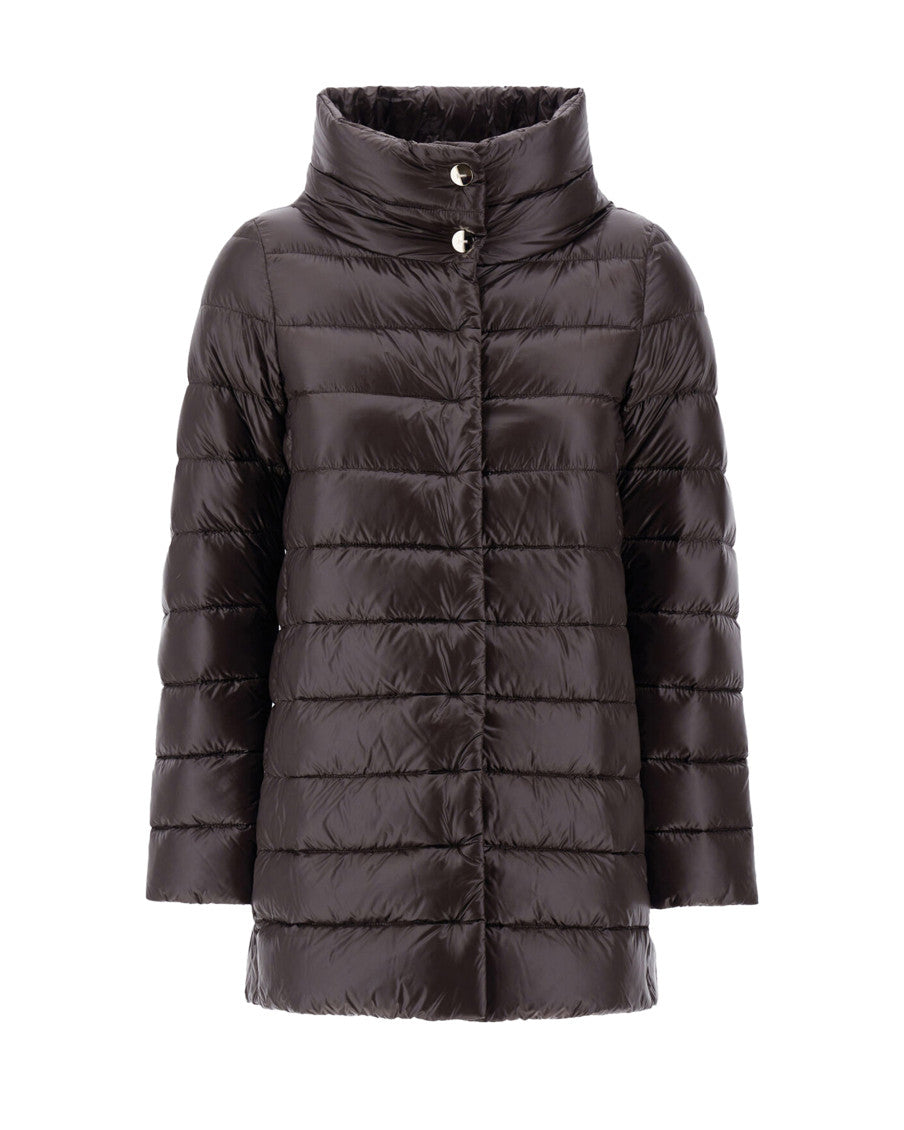 Dark Brown Turtle Neck Jacket 1