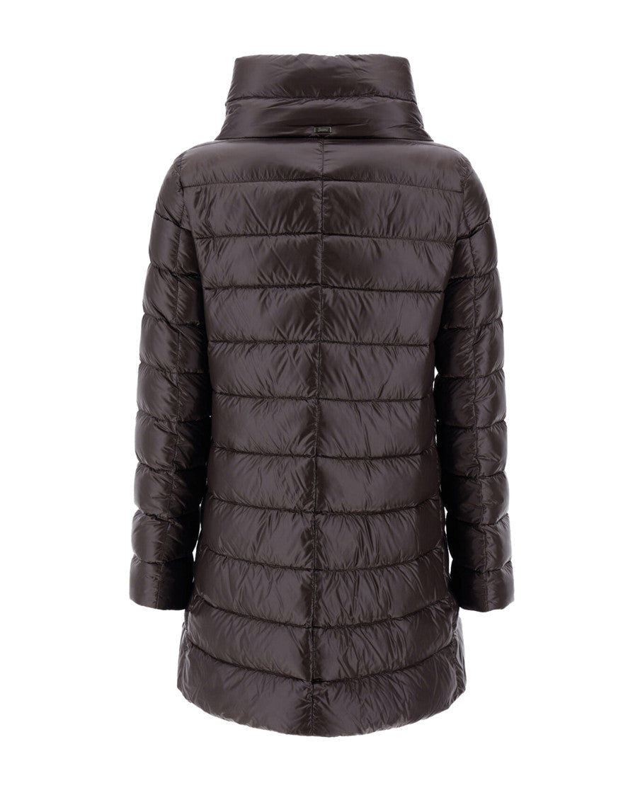 Dark Brown Turtle Neck Jacket 2