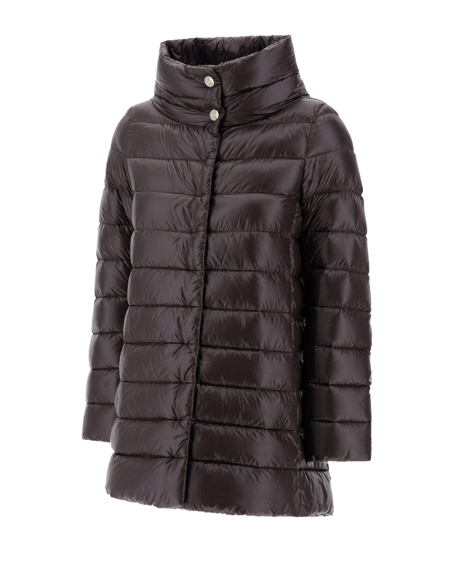 Dark Brown Turtle Neck Jacket 3