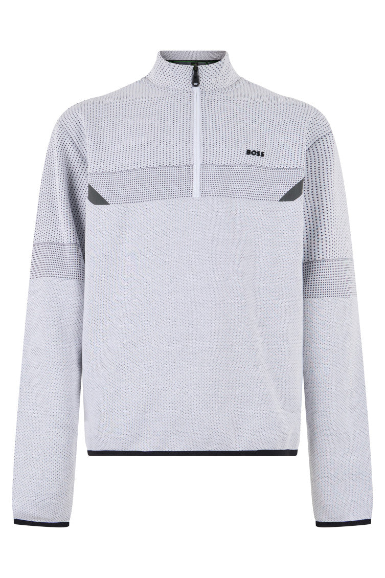 Light Grey Zipper Sweatshirt 1