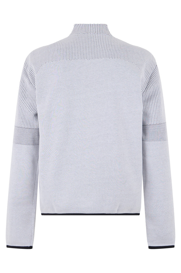 Light Grey Zipper Sweatshirt 2