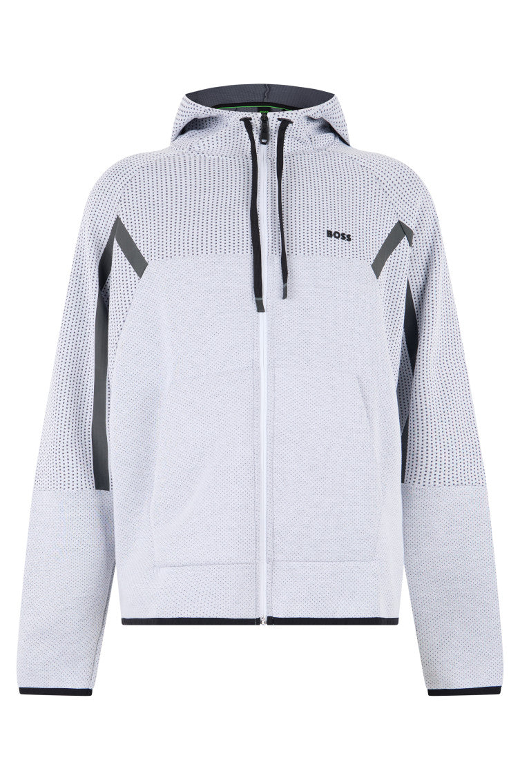 Light Grey Zip-Up Hoodie 1
