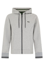 Light Grey Zip-Up Hoodie 1