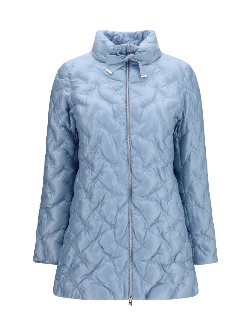 Light Blue Turtle Neck Jacket 1