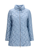Light Blue Turtle Neck Jacket 1