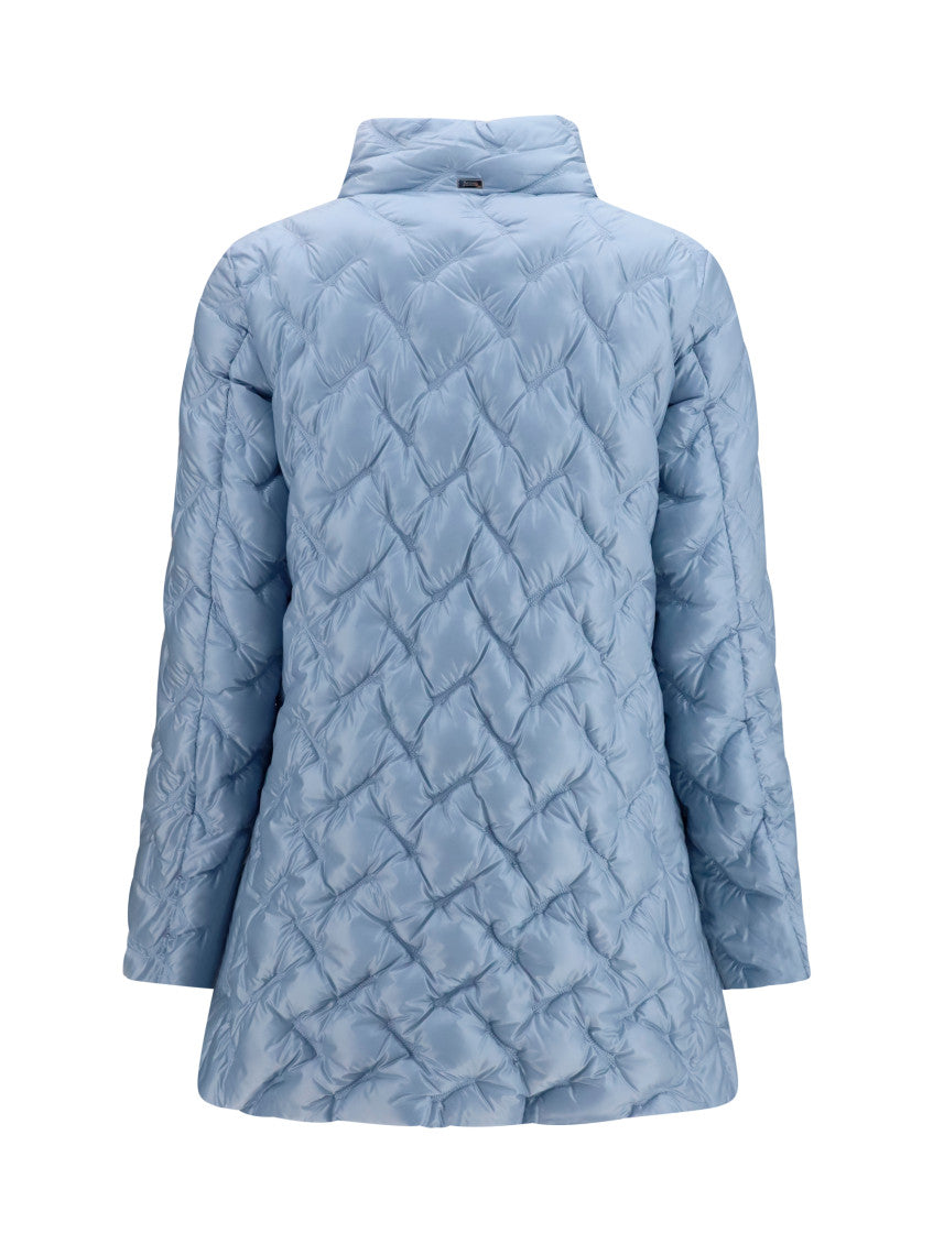 Light Blue Turtle Neck Jacket 2