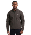 Grey Mock Collar Jacket 1