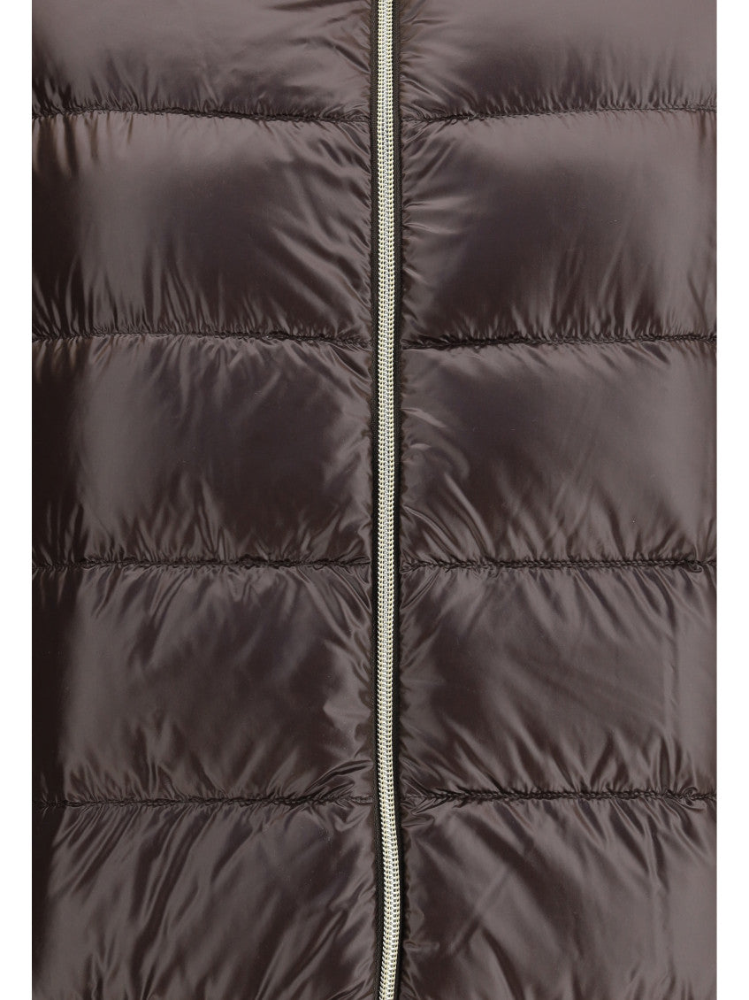 Brown Mock Collar Jacket 3