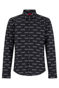 Black Regular Logo Shirt 1