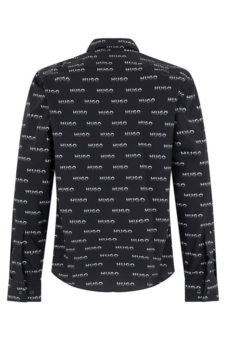 Black Regular Logo Shirt 2