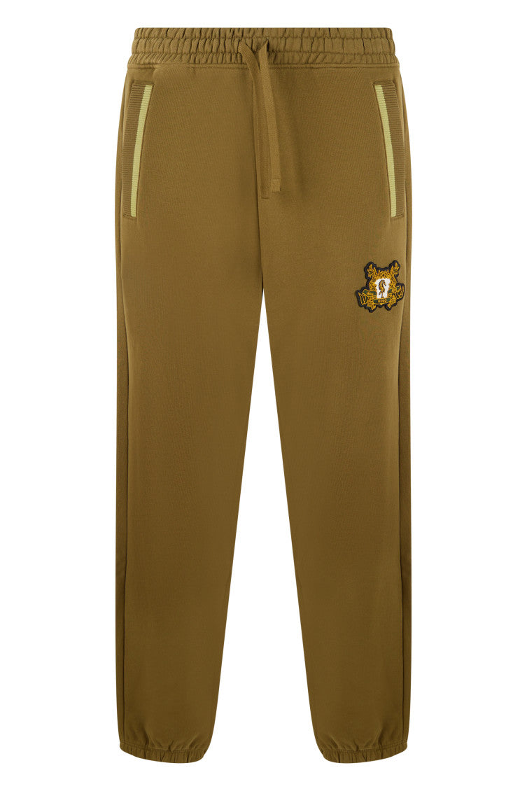 Khaki Drawstring Tapered Joggers 1