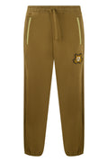 Khaki Drawstring Tapered Joggers 1