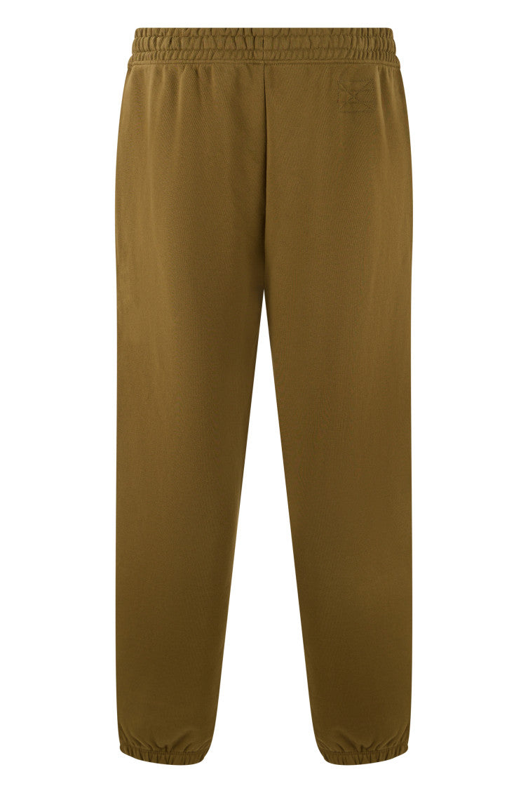 Khaki Drawstring Tapered Joggers 2