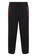 Black Drawstring Tapered Joggers 1