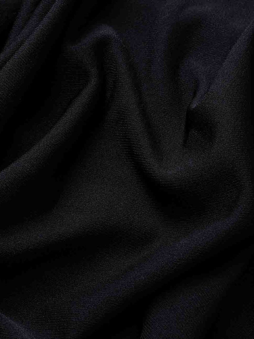 Black Paisley Scoop Neck Maxi Dress 3