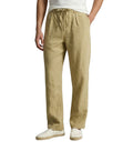 Beige Drawstring Trousers 1