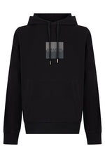 Black Logo Relaxed Hoodie 1