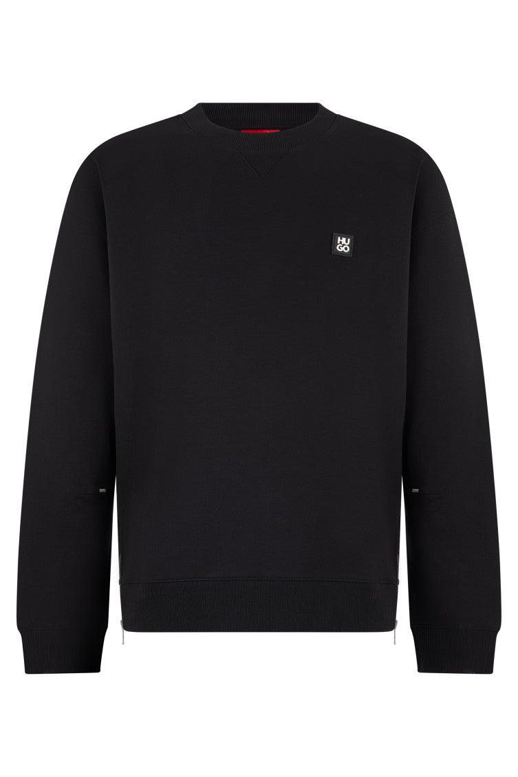 Black Crew Neck Sweatshirt 1