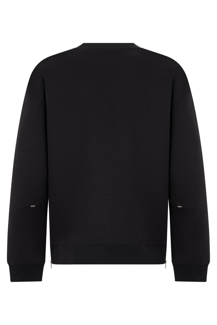Black Crew Neck Sweatshirt 2
