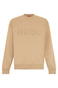 Beige Mock Collar Sweatshirt 1