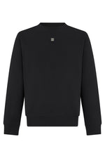 Black Crew Neck Sweatshirt 1
