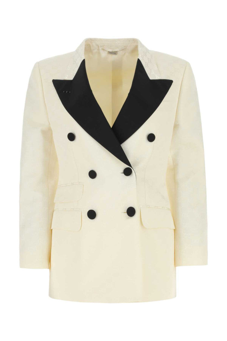Off White Block Peaked Lapel Jacket 1