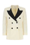 Off White Block Peaked Lapel Jacket 1
