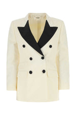 Off White Block Peaked Lapel Jacket 1