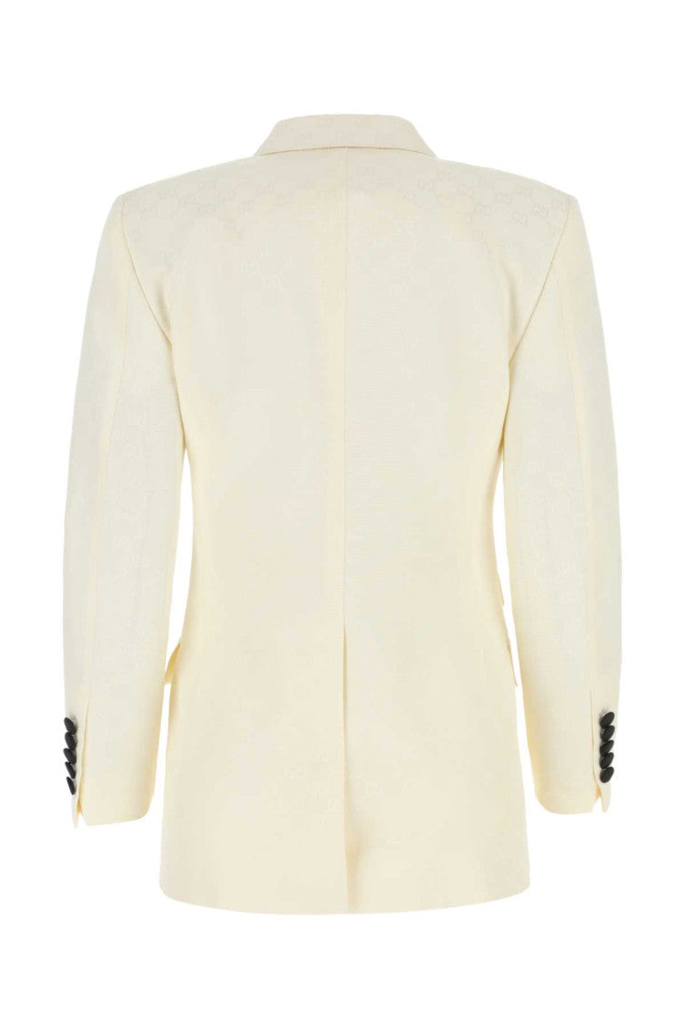 Off White Block Peaked Lapel Jacket 2