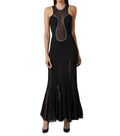 Black Sleeveless Crystal Dress 1