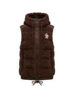 Brown Textured Hood Jacket 1